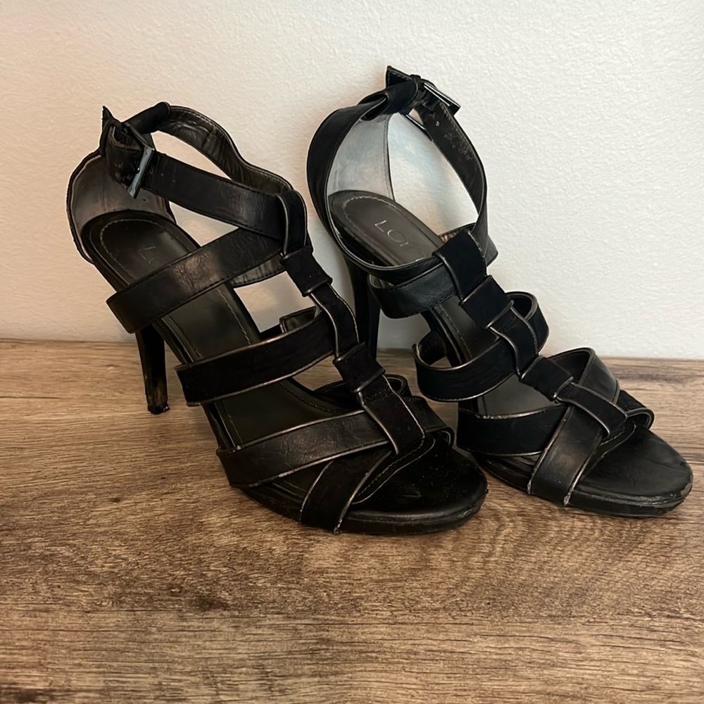 LOFT Vintage Strappy Heels